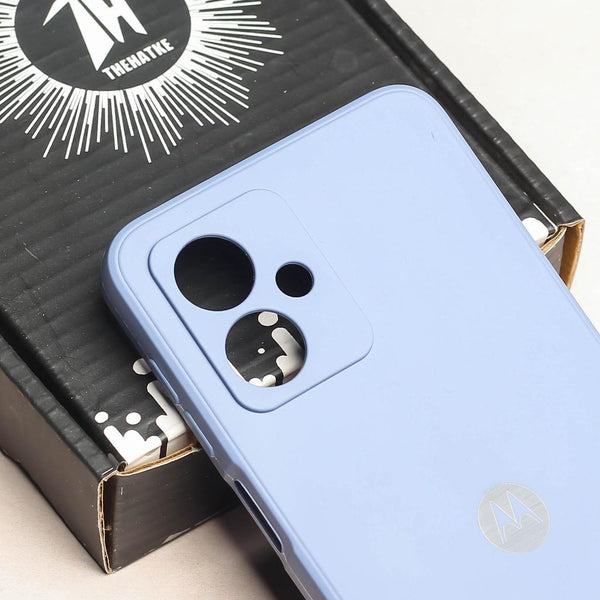 Blue Candy Silicone Case for Motorola G54 - The Hatke