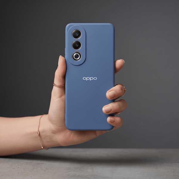 Blue Candy Silicone Case for Oppo A3 Pro - The Hatke