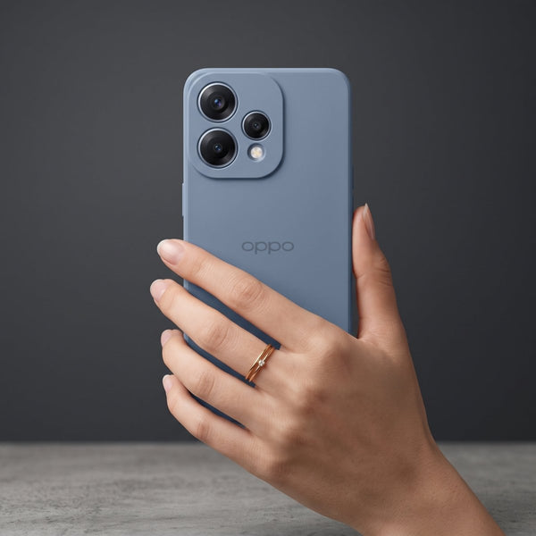 Blue Candy Silicone Case for Oppo Reno 15 - The Hatke