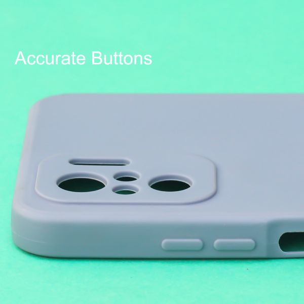 Blue Candy Silicone Case for Redmi Note 10 4g - The Hatke