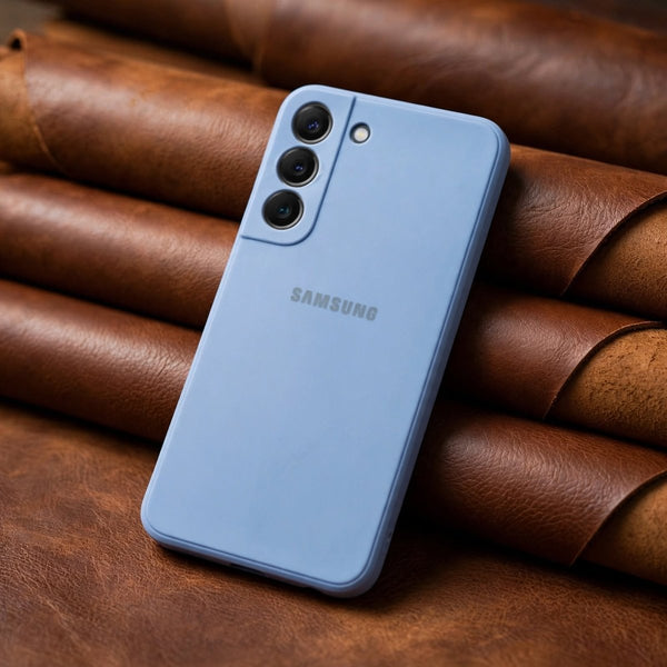 Blue Candy Silicone Case for Samsung S22 Plus - The Hatke