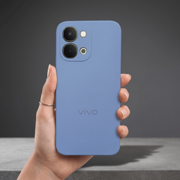 Blue Candy Silicone Case for Vivo T5X - The Hatke