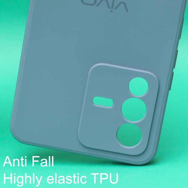 Blue Candy Silicone Case for Vivo V23 - The Hatke
