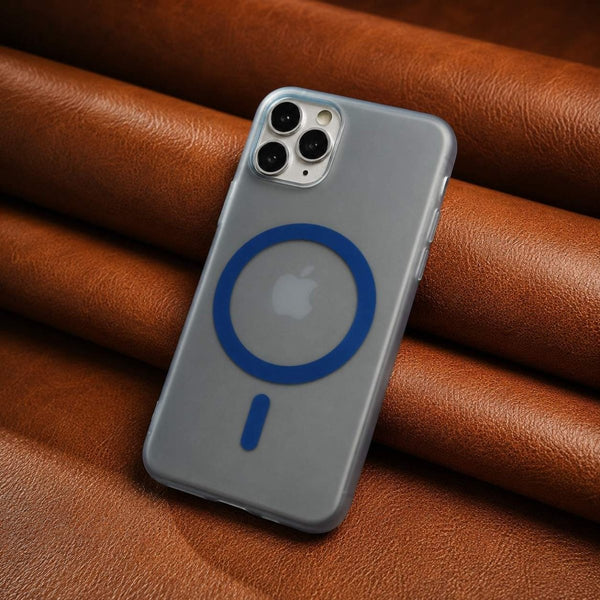 Blue Flexy Silicone Case for Apple Iphone 11 Pro - The Hatke