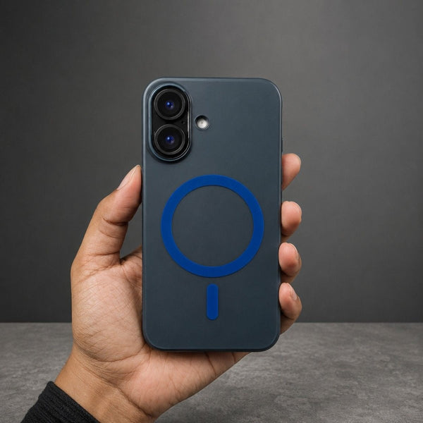 Blue Flexy Silicone Case for Apple Iphone 17 - The Hatke