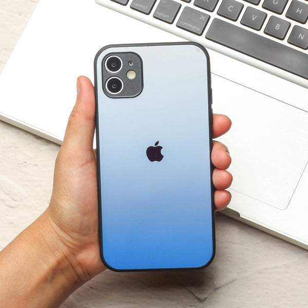 Blue Gradient MB Case for Apple Iphone 11 - The Hatke