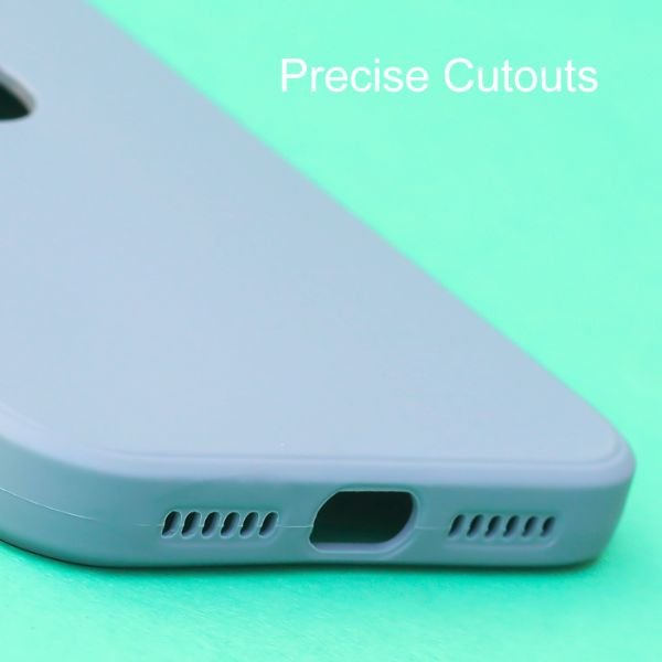 Blue Logo Cut Candy Silicone Case for Apple Iphone 12 - The Hatke