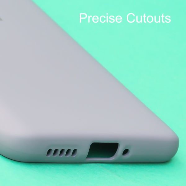 Blue Original Camera Safe Silicone case for Oneplus 7T - The Hatke