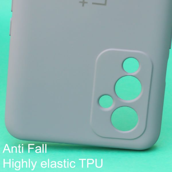 Blue Original Camera Safe Silicone case for Oneplus 9 - The Hatke