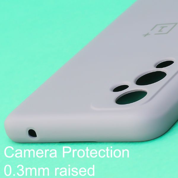 Blue Original Camera Safe Silicone case for Oneplus 9 - The Hatke