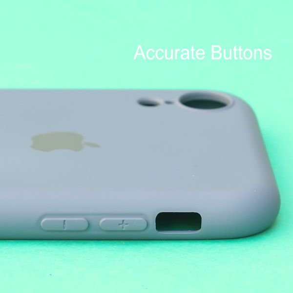 Blue Original Camera Silicone case for Apple iphone XR - The Hatke