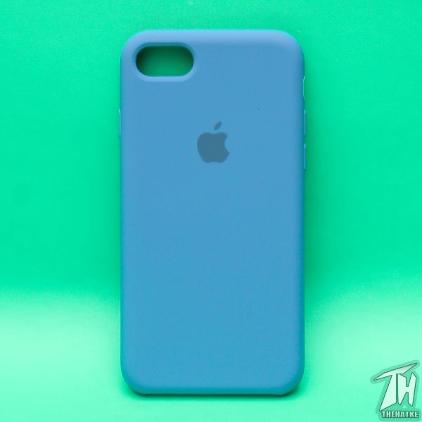Blue Original Silicone case for Apple iphone 7 - The Hatke
