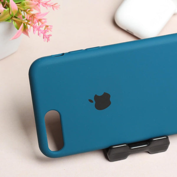 Blue Original Silicone case for Apple iphone 7 Plus - The Hatke
