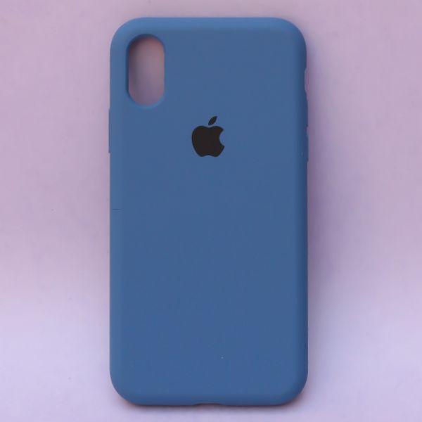 Blue Original Silicone case for Apple iphone X/Xs - The Hatke