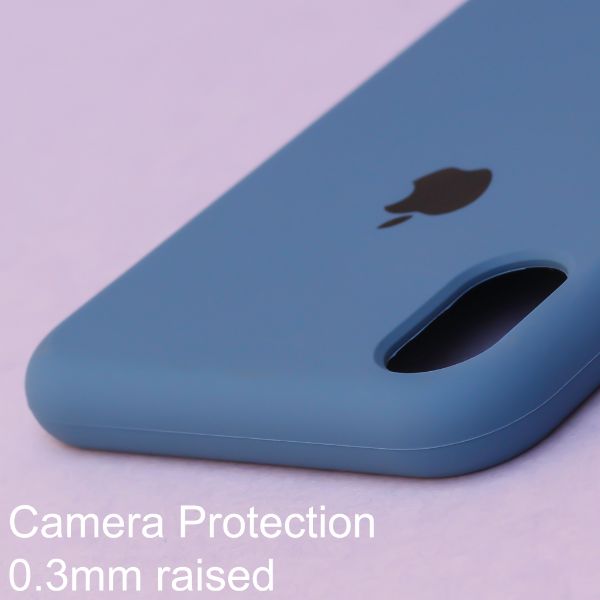 Blue Original Silicone case for Apple iphone X/Xs - The Hatke