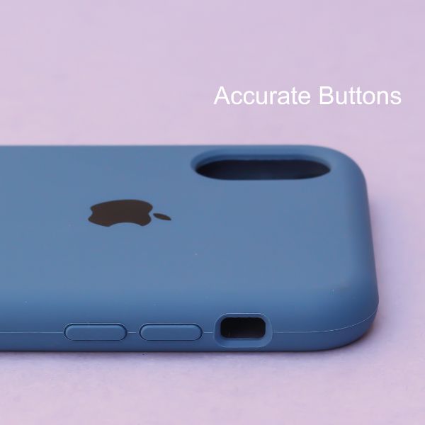 Blue Original Silicone case for Apple iphone X/Xs - The Hatke