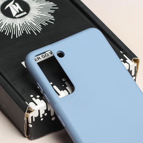 Blue Original Silicone case for Samsung S21 FE - The Hatke