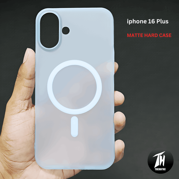 Blue Paper Matte Magsafe Case for Apple Iphone 16 Plus - The Hatke