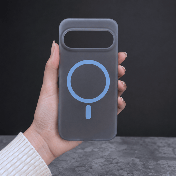 Blue Paper Matte Magsafe Case for Google Pixel 9 - The Hatke