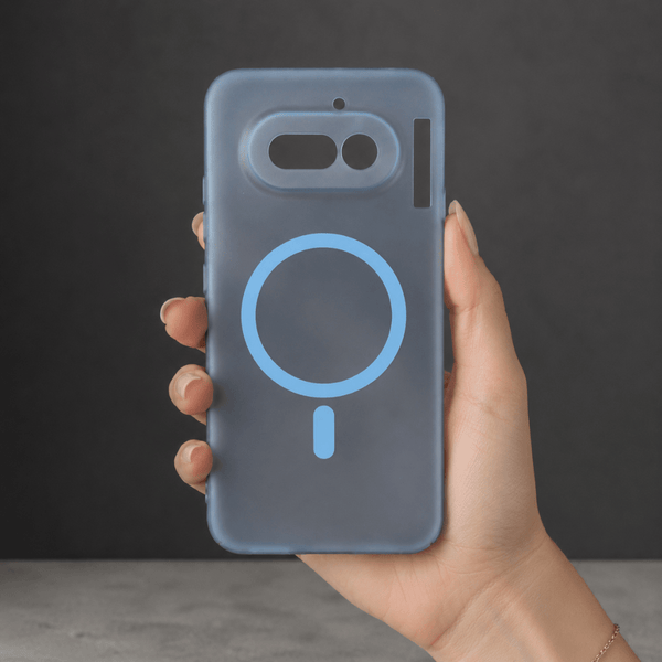 Blue Paper Matte Magsafe Case for Nothing Phone 4a - The Hatke