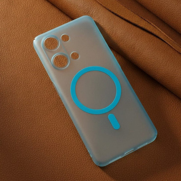 Blue Paper Matte Magsafe Case for Oneplus Nord 3 - The Hatke