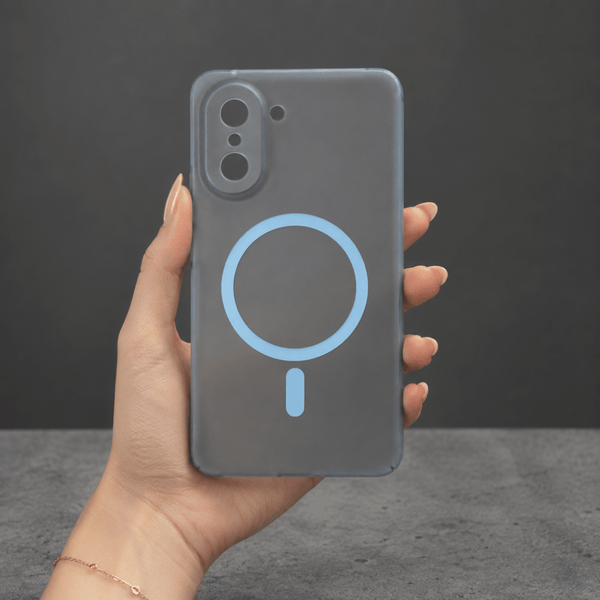 Blue Paper Matte Magsafe Case for Oneplus Nord Ce 5 - The Hatke