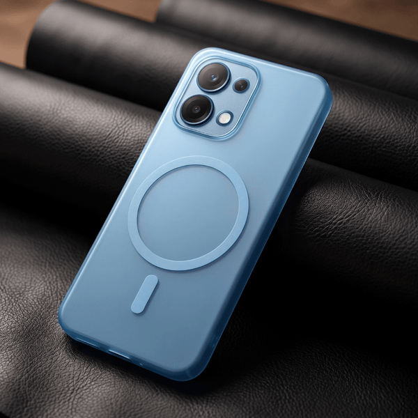 Blue Paper Matte Magsafe Case for Oppo F31 - The Hatke
