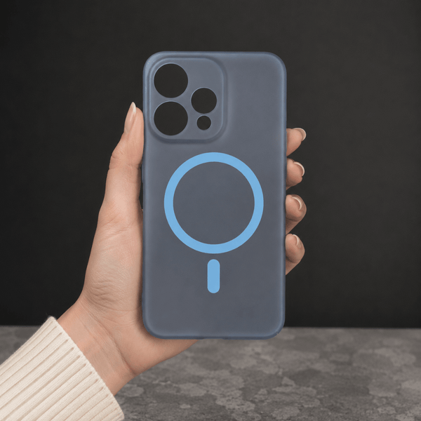 Blue Paper Matte Magsafe Case for Oppo Reno 15 - The Hatke