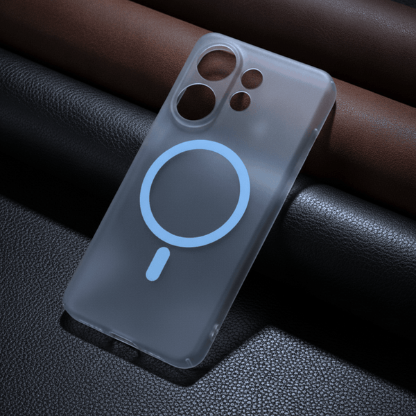 Blue Paper Matte Magsafe Case for Vivo V60 - The Hatke