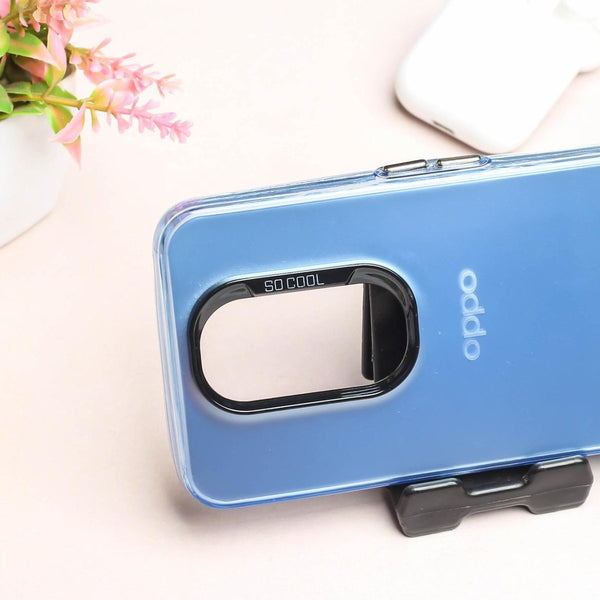 Blue Rgiem Slim Slicone Non-Yellowing Protective Case for Oppo A9 2020 - The Hatke