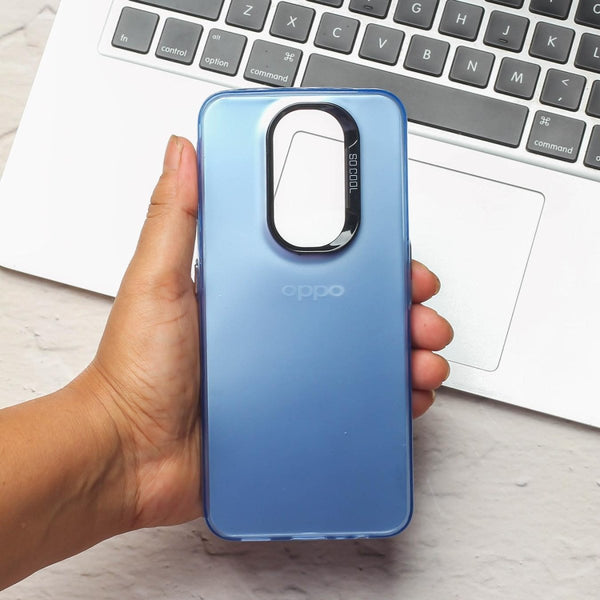 Blue Rgiem Slim Slicone Non-Yellowing Protective Case for Oppo A9 2020 - The Hatke