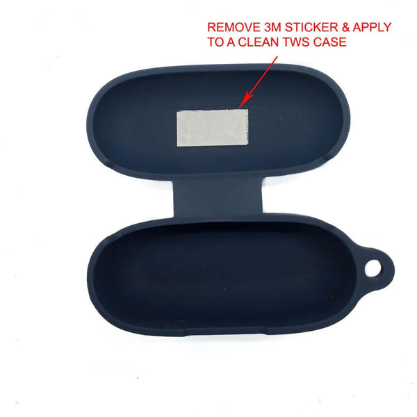 Blue Silicone buds case for Boat 121 - The Hatke