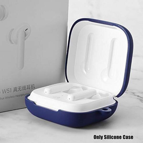 Blue Silicone case for Oppo Encho W51 - The Hatke