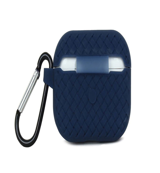 Blue Stylish Silicone Case For Apple Airpods 1/2 - The Hatke