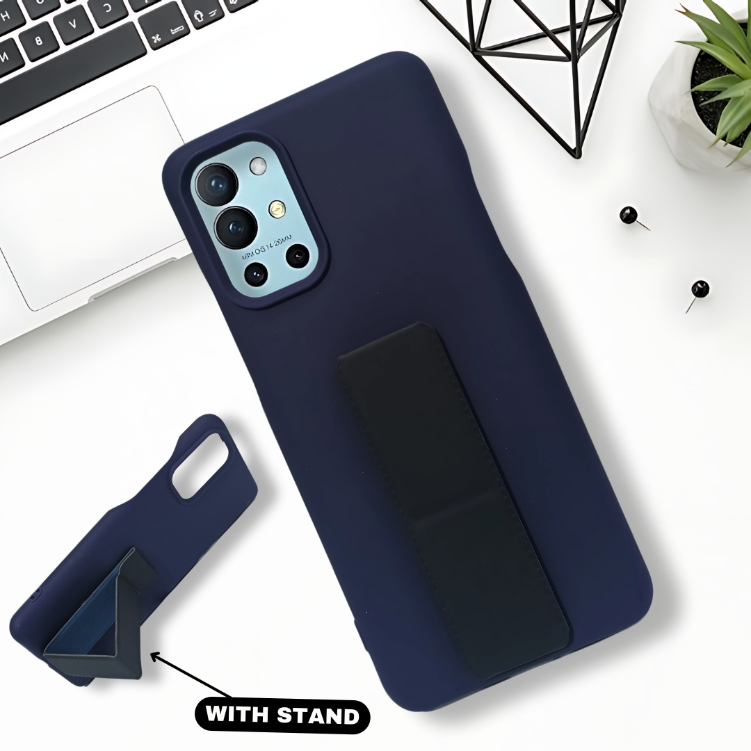 FlexiStand Dark Blue Silicone case for Oneplus 8T