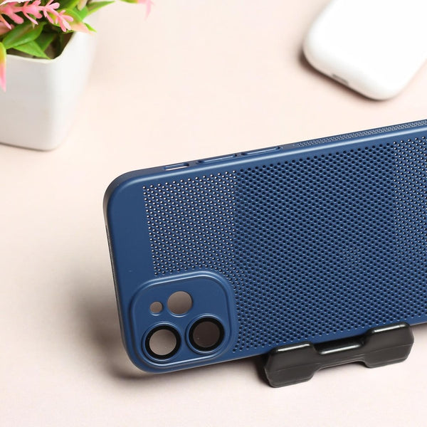 BREATHING DARK BLUE Silicone Case for Apple Iphone 11 - The Hatke
