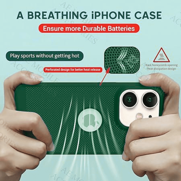 BREATHING DARK GREEN Silicone Case for Apple Iphone 11 - The Hatke