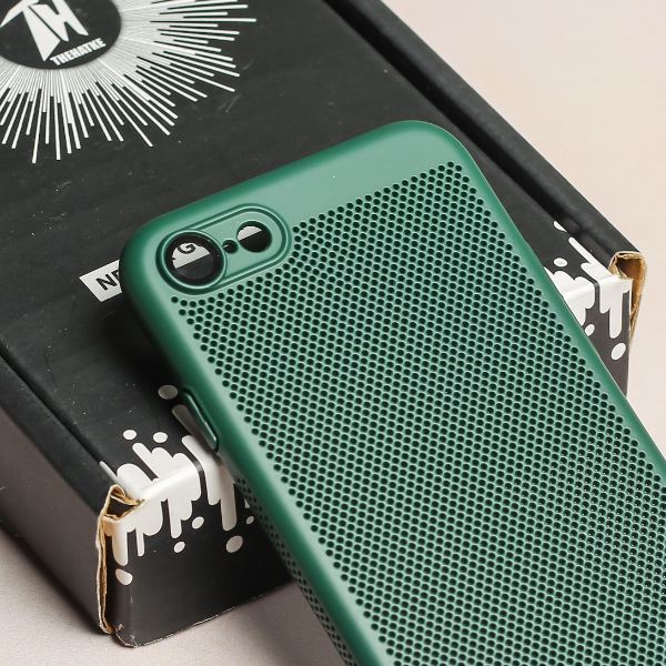 BREATHING DARK GREEN Silicone Case for Apple Iphone 7 - The Hatke