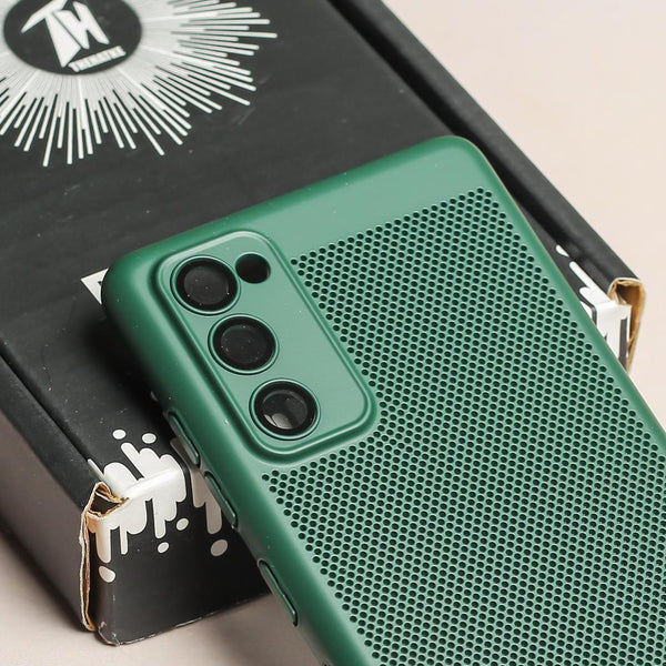 BREATHING DARK GREEN Silicone Case for Samsung S20 FE - The Hatke