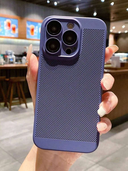 BREATHING DEEP PURPLE Silicone Case for Apple Iphone 13 Pro - The Hatke