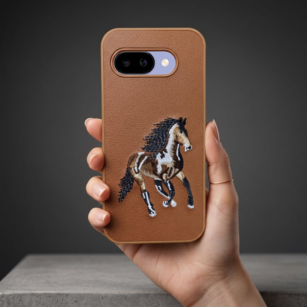 Brown Leather Brown Horse OC Ornamented for Google Pixel 10a - The Hatke