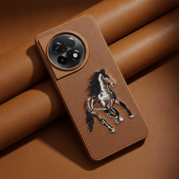 Brown Leather Brown Horse OC Ornamented for Oneplus 11r - The Hatke