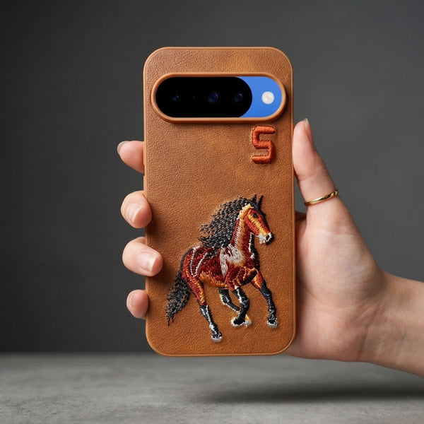 Brown Leather Horse No. 5 OC Ornamented for Google Pixel 10 - The Hatke
