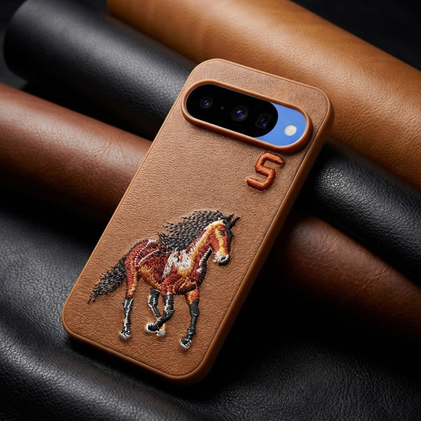 Brown Leather Horse No. 5 OC Ornamented for Google Pixel 10 - The Hatke
