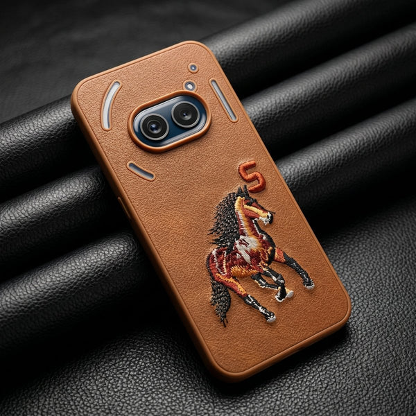 Brown Leather Horse No. 5 OC Ornamented for Nothing Phone 2a - The Hatke