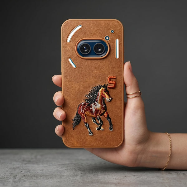 Brown Leather Horse No. 5 OC Ornamented for Nothing Phone 2a - The Hatke