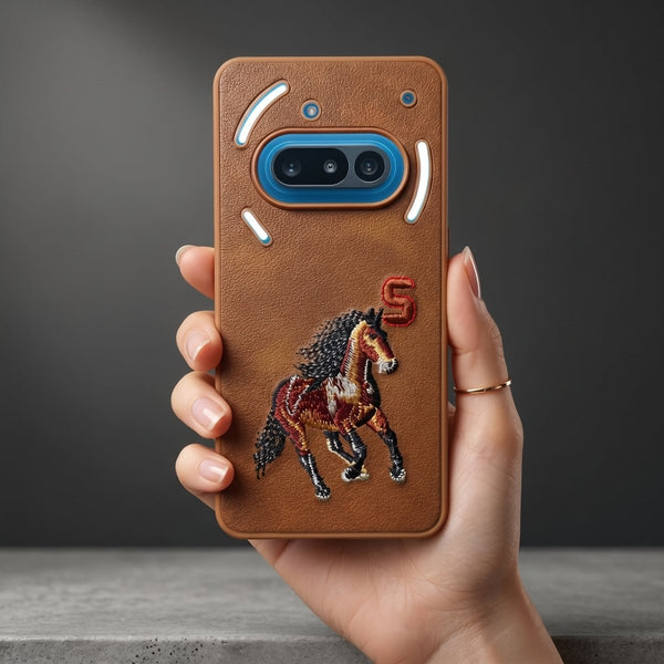 Brown Leather Horse No. 5 OC Ornamented for Nothing Phone 3a - The Hatke