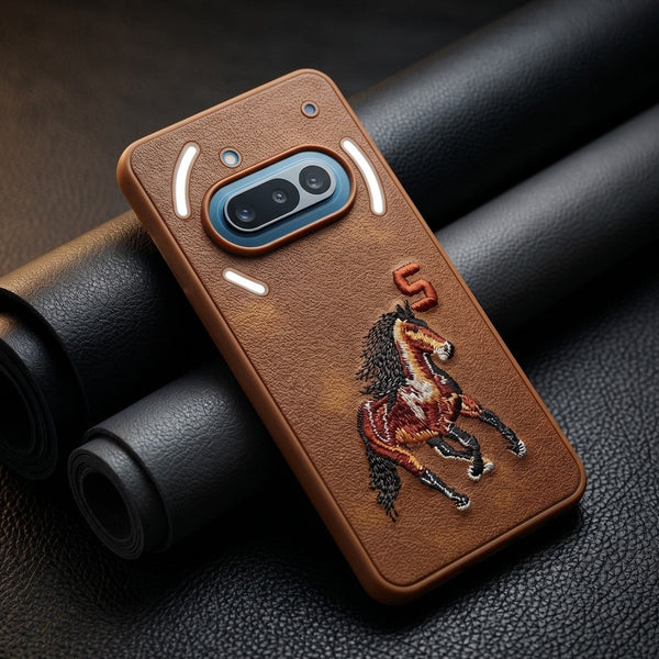Brown Leather Horse No. 5 OC Ornamented for Nothing Phone 3a - The Hatke