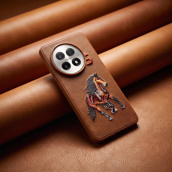 Brown Leather Horse No. 5 OC Ornamented for Oneplus 13 - The Hatke
