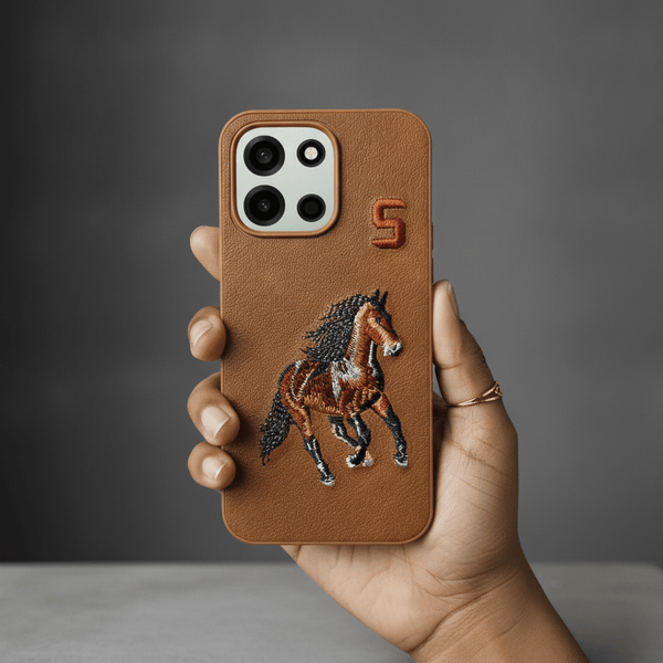 Brown Leather Horse No. 5 OC Ornamented for Oneplus Nord 6 - The Hatke